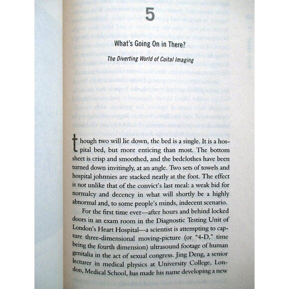 Book - Bonk: The Curious Coupling of Science and Sex, by Mary Roach - Picture 6 of 12